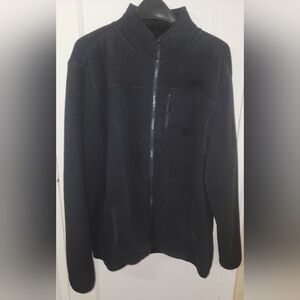 Weatherproof brand full zip sweater/jacket L Black